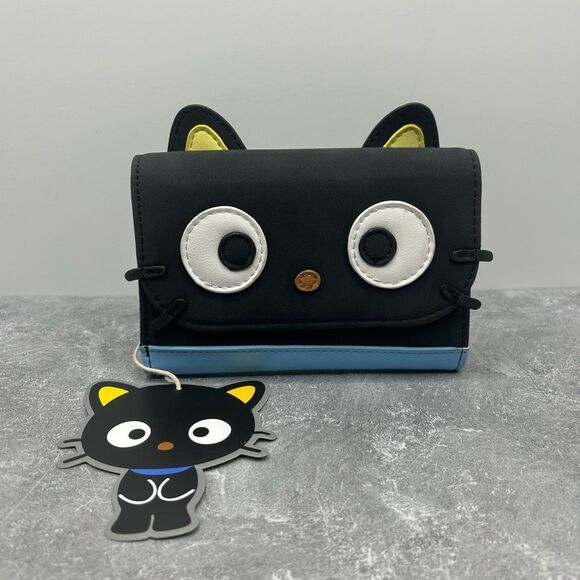 Sanrio Handbags - NWT Loungefly Chococat by Sanrio Black Cosplay Trifold Wallet